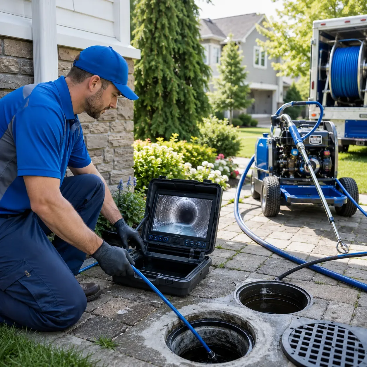 Outdoor drain cleaning professionals serving Somers, IA